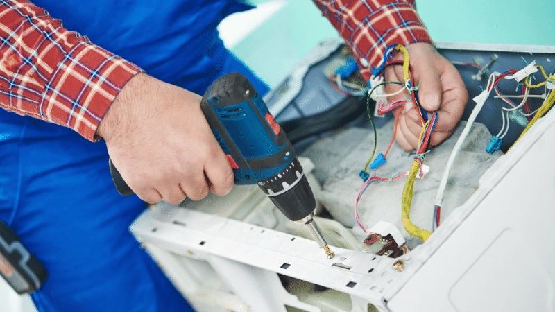 Kızılcahamam Alarko Alarko çamaşır makinesi kart tamiri – Su almama arızası orijinal parça ile giderildi. - Teknik servis örneği